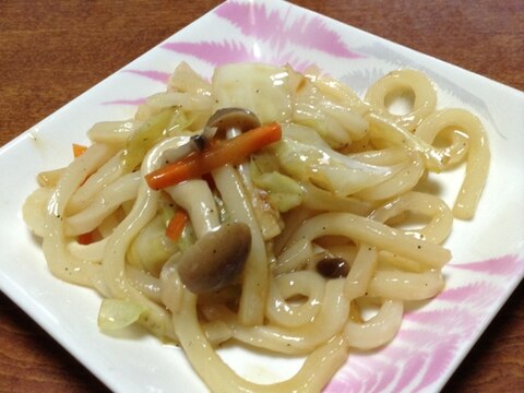 めんつゆで簡単☆やきうどん